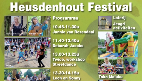 Podiumprogramma Heusdenhout Festival